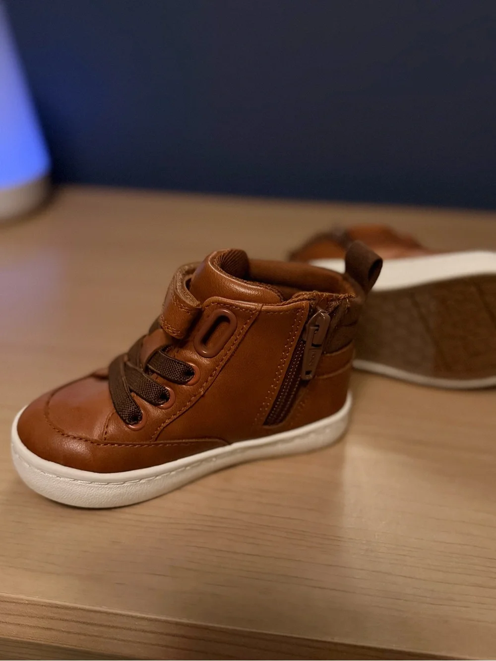 Cat & Jack Brown Toddler High-Top Boots